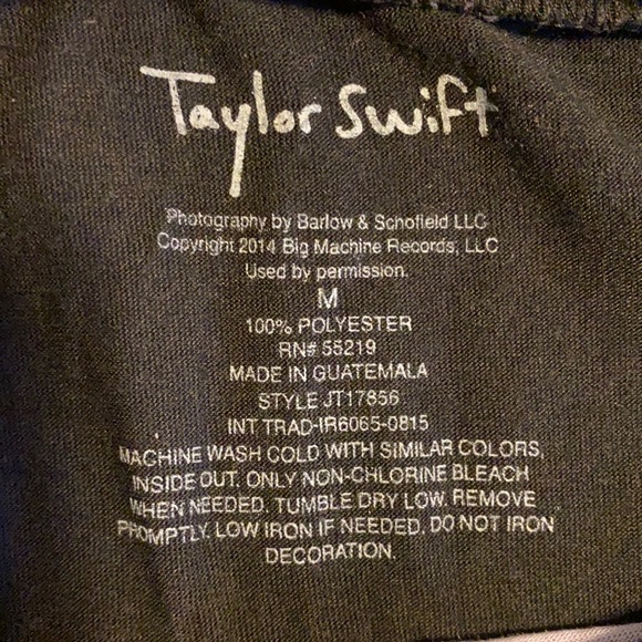 Taylor Swift Other - Rare Taylor Swift 1989 Tour Shirt Tank Top